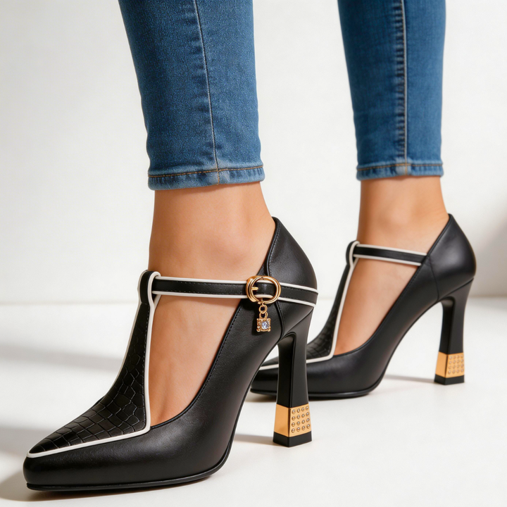 Elin | Elegant T-remspump