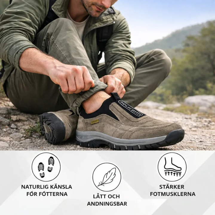 Keno | Casual slip-on skor med halkskydd och ortopedisk design