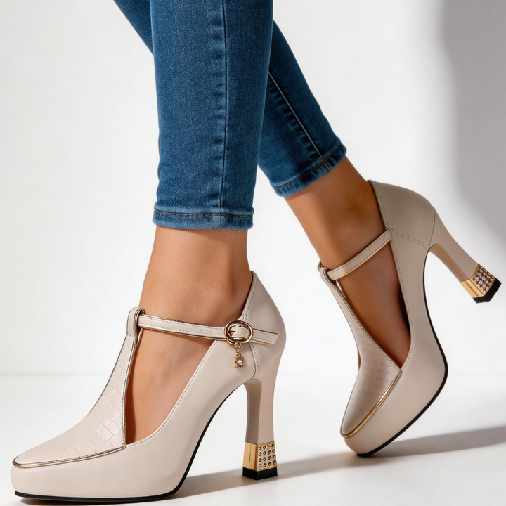 Elin | Elegant T-remspump