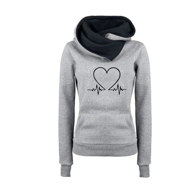 Elza | Kärleksfull hoodie med hjärta