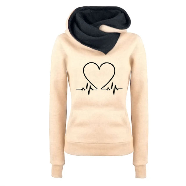 Elza | Kärleksfull hoodie med hjärta